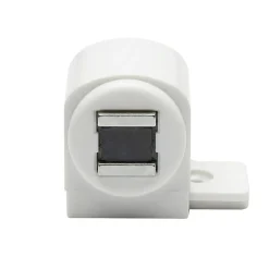 Diall Loqueteau réglable coloris blanc charge supportée 4 kg