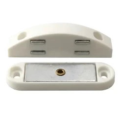 Diall Loquetaux-2 loqueteaux Blanc 6 kg Entraxe 45