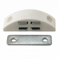 Diall 8 loqueteaux Blanc 4 kg entraxe 34mm
