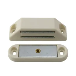 Diall 8 loqueteaux Blanc 4 kg entraxe 49mm