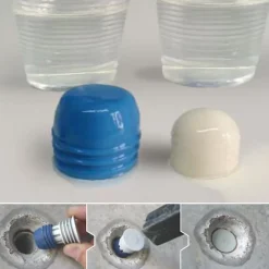 Sopgal Lot 10 Bouchon d'étanchéité hydro-expansible pour tubes muraux. Se dilate avec eau, obturant trous dans murs après le décoffrage