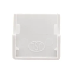 Zenitech Lot de 2 angles extérieurs 20 x 10mm - Blanc -