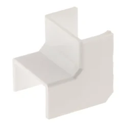 Zenitech Moulure, Goulotte Et Plinthe-Lot de 2 angles intérieurs 20 x 10mm - Blanc -