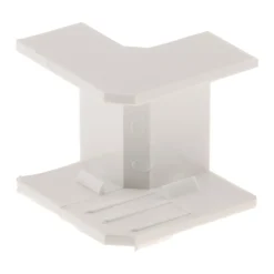Zenitech Moulure, Goulotte Et Plinthe-Lot de 2 angles intérieurs 20 x 10mm - Blanc -