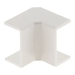 Zenitech Moulure, Goulotte Et Plinthe-Lot de 2 angles intérieurs 20 x 10mm - Blanc -
