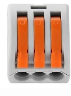 Horoz Electric Accessoire De Raccordement-Lot de 5 bornes de connexion 3 fils avec levier