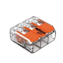 Wago Accessoire De Raccordement-Lot de 50 bornes 2/3/5 entrées série 221 -