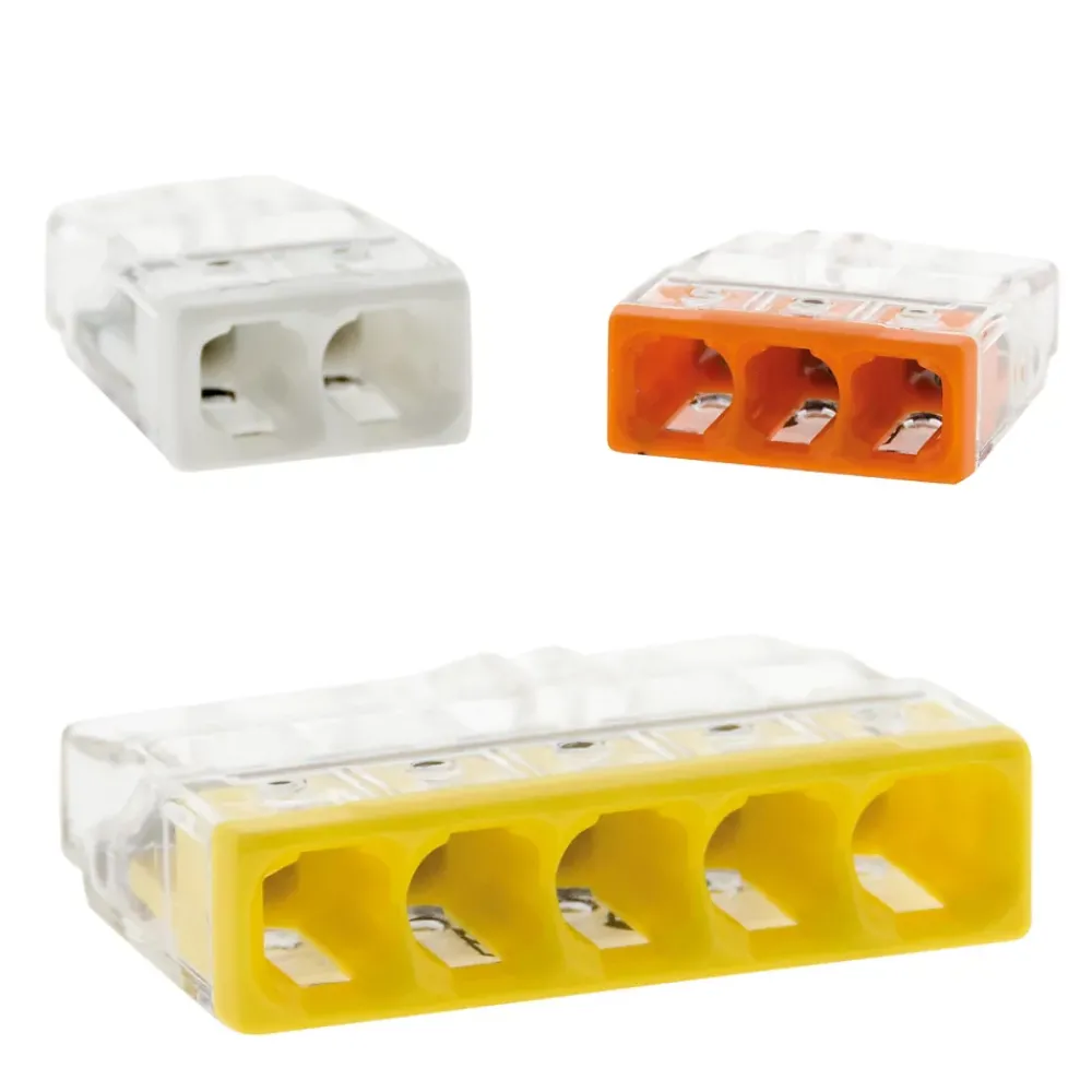 Wago Accessoire De Raccordement-Lot de 50 bornes 2/3/5 entrées série 2273 -