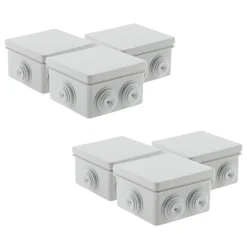 Zenitech Lot de 6 boîtes de dérivation étanches IP55