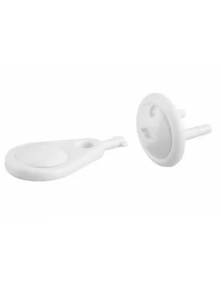Thirard Lot de 12 caches prises, blanc -