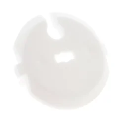 Zenitech Cache-Prise-Lot de 3 caches prises 2 P+T + clef - Blanc -