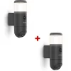 Thomson Caméra De Surveillance-Lot de 2 caméras extérieures connectées, rotatives, motorisées - Rheita 100 -