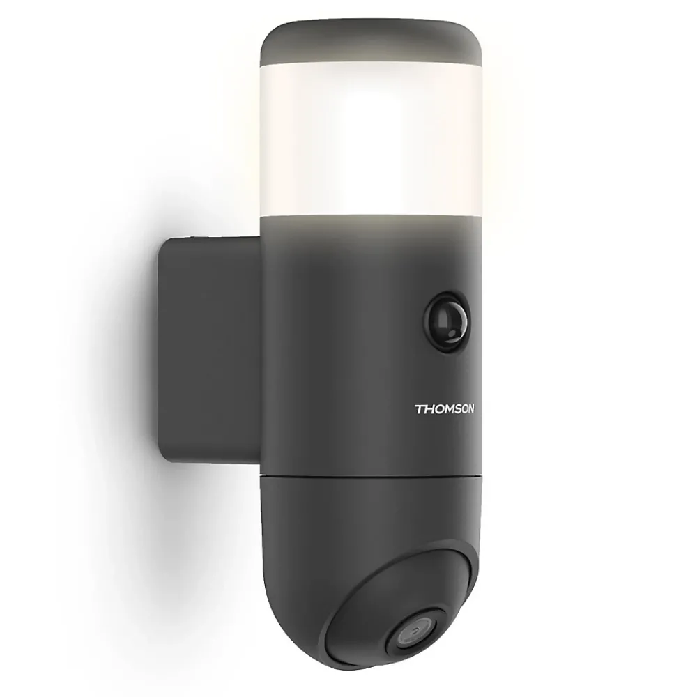 Thomson Caméra De Surveillance-Lot de 2 caméras extérieures connectées, rotatives, motorisées - Rheita 100 -