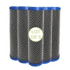 Toodo Filtre Anti Calcaire-Lot de 5 Cartouches 2 en 1 Filtre à Eau 9 pouces 3/4 - Anti sédiments + Charbon actif 5 microns Fabriqué en France