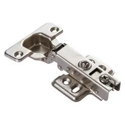 Deko Lot de 8 charnières de porte d'armoire de cuisine en acier à 110 degrés, fermeture lente, clip de 35 mm