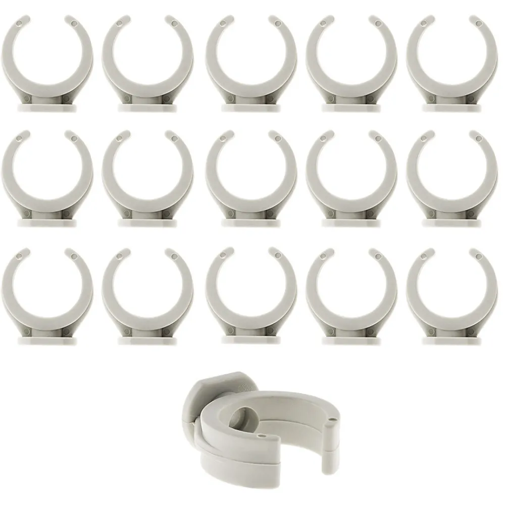 Zenitech Lot de 150 clips diamètre 25mm sans chevilles -
