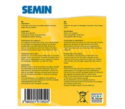 Semin Colle Papier Peint-Lot de 5 Colles en Poudre pour Papiers Peints Légers et Lourds , Boite 250 g