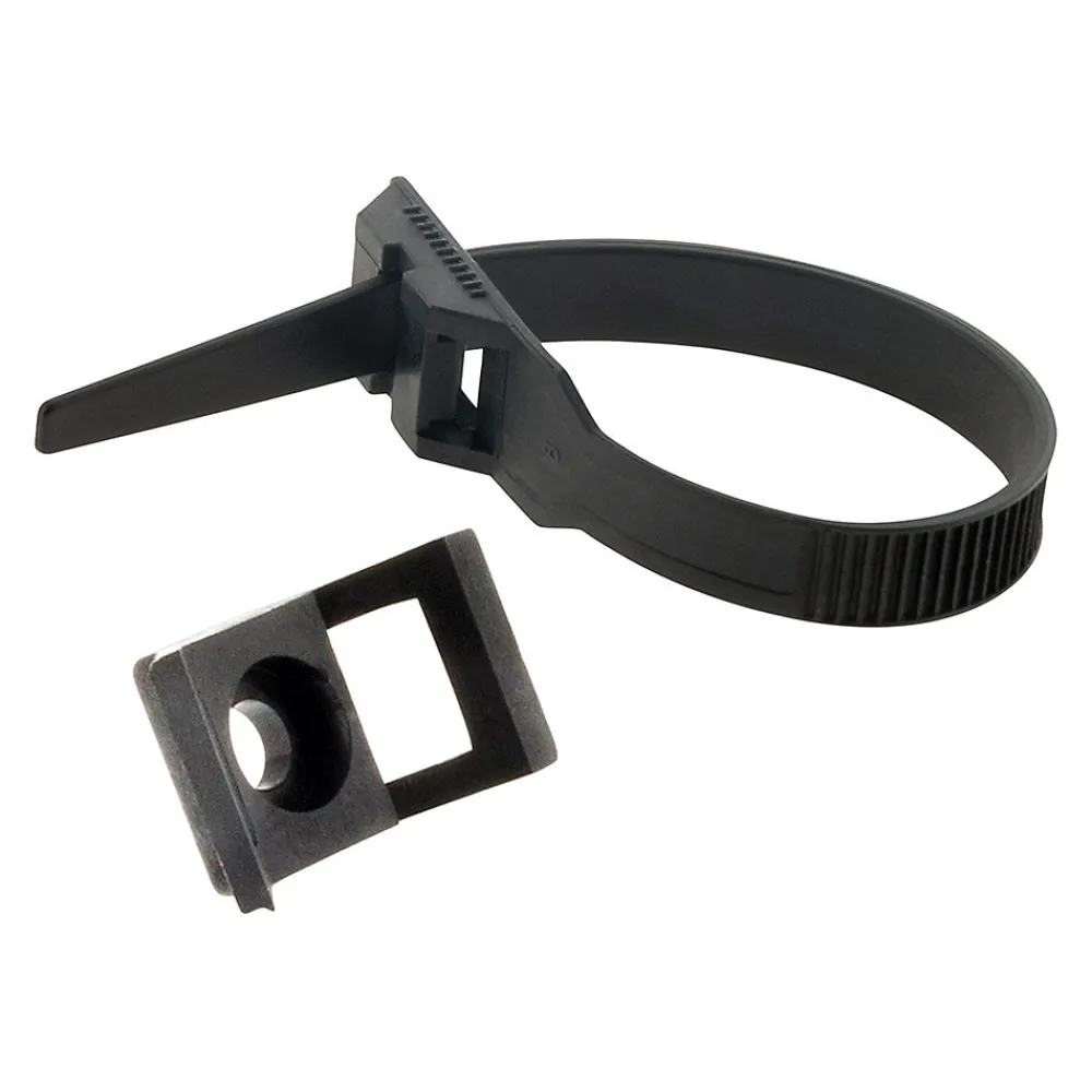 Zenitech Lot de 25 colliers de câblage 9x 180mm - Noir -