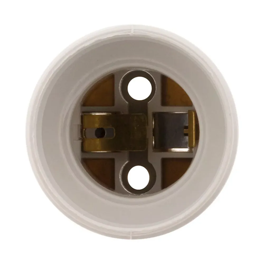 Zenitech Lot de 5 douilles de chantier E27 sans bague -
