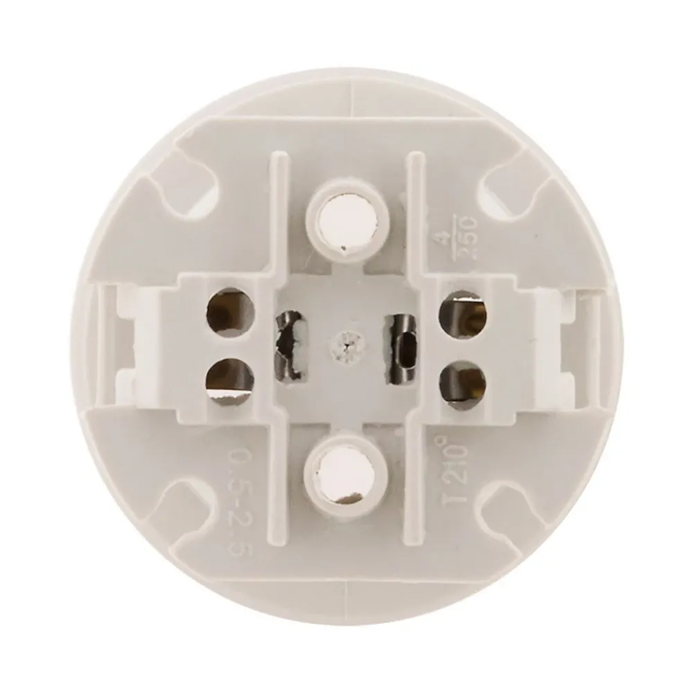 Zenitech Lot de 5 douilles de chantier E27 sans bague -