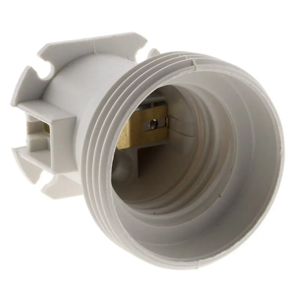 Zenitech Lot de 5 douilles de chantier E27 sans bague -