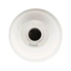 Zenitech Douille Électrique-Lot de 2 douilles lisses sans bague E27 - Blanc -