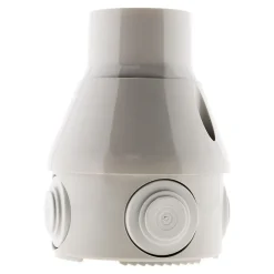 Zenitech Douille Électrique-Lot de 2 douilles orientables E27 - Blanc -