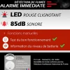Kyf Détecteur De Fumée|Détecteur De Fumée-Lot de 2 Détecteur de fumée connecté WIFI CE EN14604 Pile 10 ans scellée et Kits de fixation magnétique