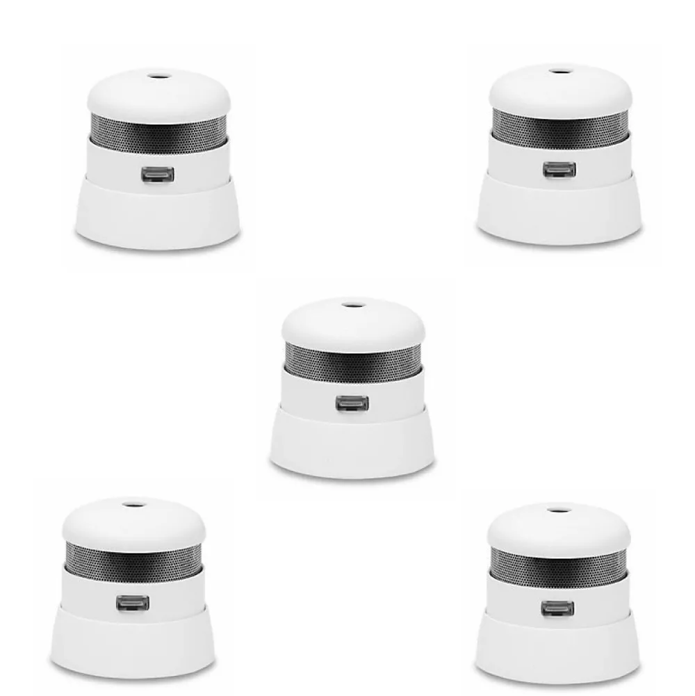 Lifebox Lot de 5 détecteurs de fumée certifié nf cavius durée 10 ans X5 -