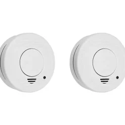 3M France Lot de 2 détecteurs de fumée Smartwares RM250, photoélectrique, alarme 85 dB.