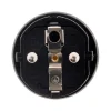 Zenitech Fiche Électrique-Lot de 5 fiches caoutchouc mâles 16A 2P+T -