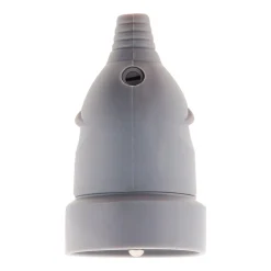 Zenitech Lot de 10 fiches femelles 16A 2P+T - Gris -