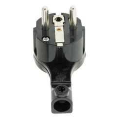 Zenitech Lot de 5 fiches mâles 16A extraplate - Noire -
