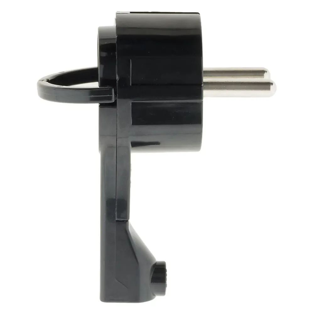 Zenitech Lot de 5 fiches mâles 16A extraplate - Noire -