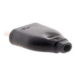 Zenitech Lot de 10 fiches mâles 2P 6A - Noir -