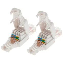 Zenitech Lot de 10 fiches RJ45 CAT 6 sans outil -