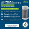 OKO Filtration Évier-Lot de 3 filtres de remplacement ÖKO TAP