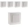 Zenitech Lot de 5 interrupteurs va et vient Presto -