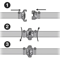 Outile Ferrure-Lot de 5 joints pour raccord express 35 mm / 16 mm