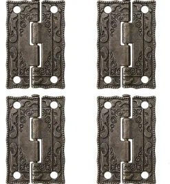 Deko Paumelle De Porte, Meuble Et Fenêtre-Lot de 20 mini charnières de porte rétro en bronze antique pour boîtiers en bois, armoires, boîtes à bijoux