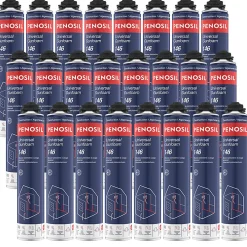 Penosil Lot de 24 Mousses polyuréthanes Universal Gunfoam 146 pistolable 690ml