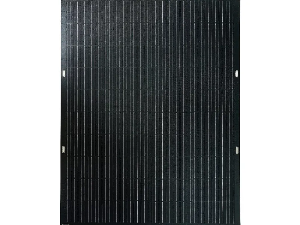 Viva Green Lot de 2 panneaux solaire plug and play flexible w "Urban center" Noir