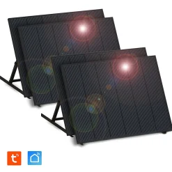 Kyf Lot de 4 panneaux solaires prémontés 840 W connectés Wi-Fi
