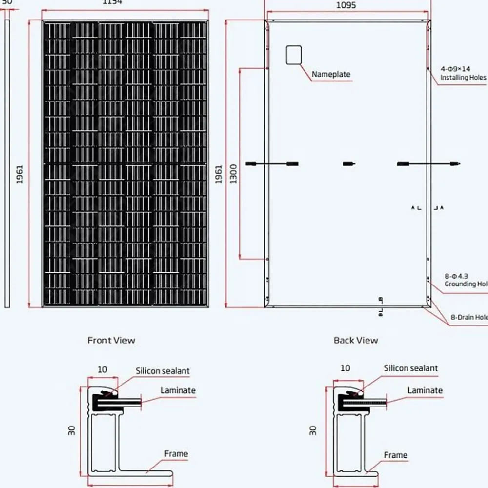 Trina Solar Lot de 2 Panneaux solaires 500Wc TrinaSolar Bifacial - Bi-verre