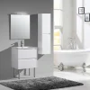 Jindoli Evacuation De Lavabo-Vasque-Lot de 2 pieds en métal pour meuble de salle de bain