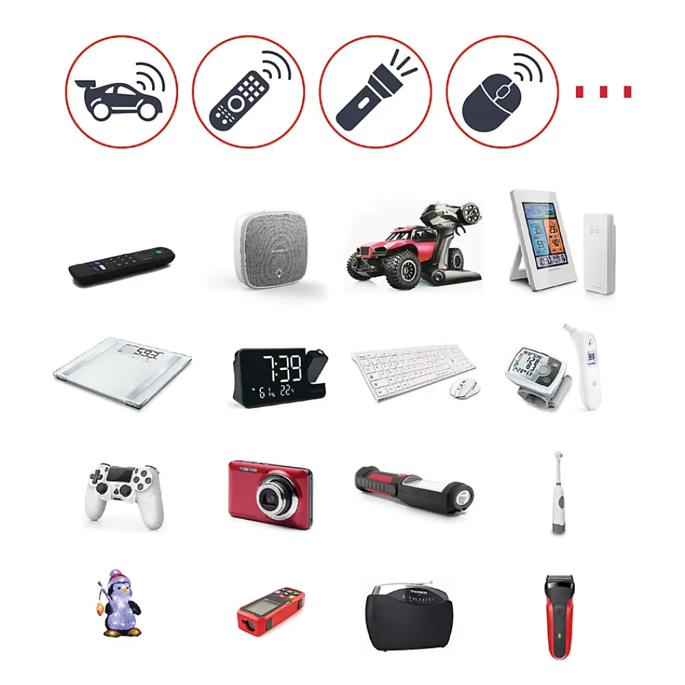 Thomson Lot de 4 Piles AAA - LR03 Li ion 1,5V rechargeables par USBC avec câble multi USB - 520302