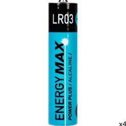 5Five Lot de 4 piles Power Plus LR03 avec - Bleu foncé-