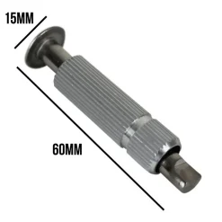 Linxor Piton À Visser-Lot de 5 pitons douilles escamotables en inox - Diam 12 mm -