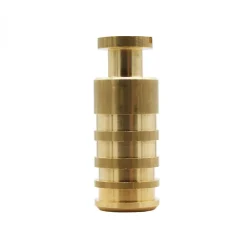 Linxor Piton À Visser-Lot de 5 pitons escamotables en laiton - Diam 20 mm -