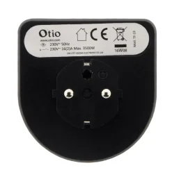 Otio Prise Étanche-Lot de 2 programmateurs mécaniques - Noir -
